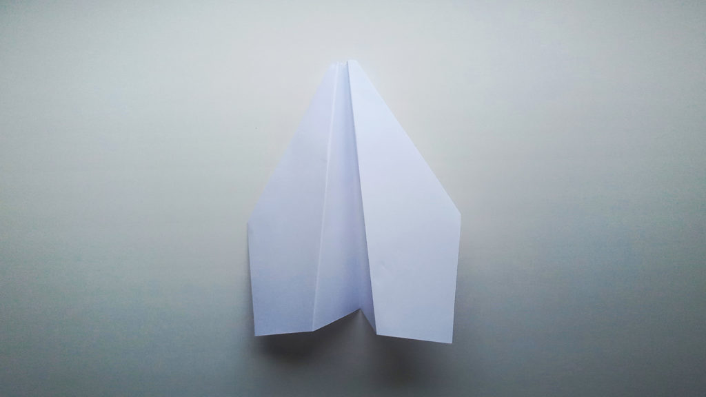 Бумажный самолетик Замок Накамуры - Результат