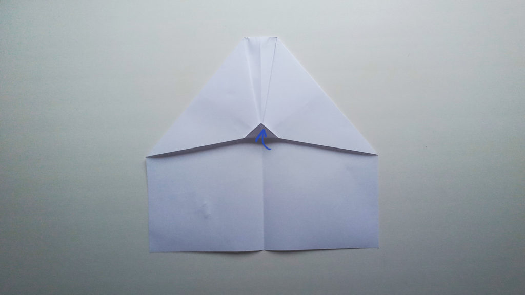 Бумажный самолетик Замок Накамуры - Шаг 7-2 - Делаем замок