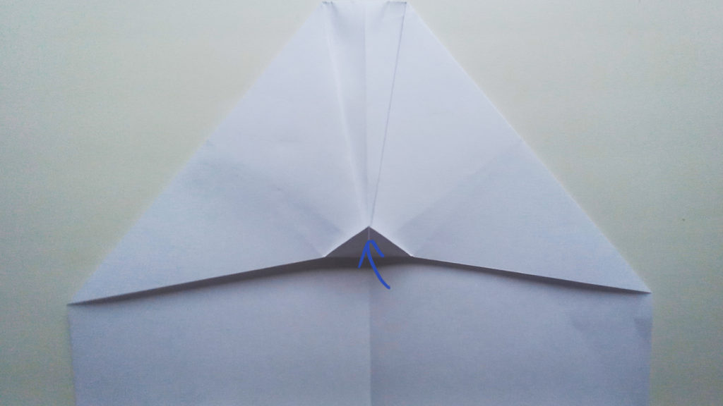 Бумажный самолетик Замок Накамуры - Шаг 7-3 - Делаем замок