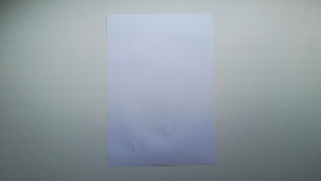 Бумажный самолетик Замок Накамуры - Шаг 1 - Лист А4