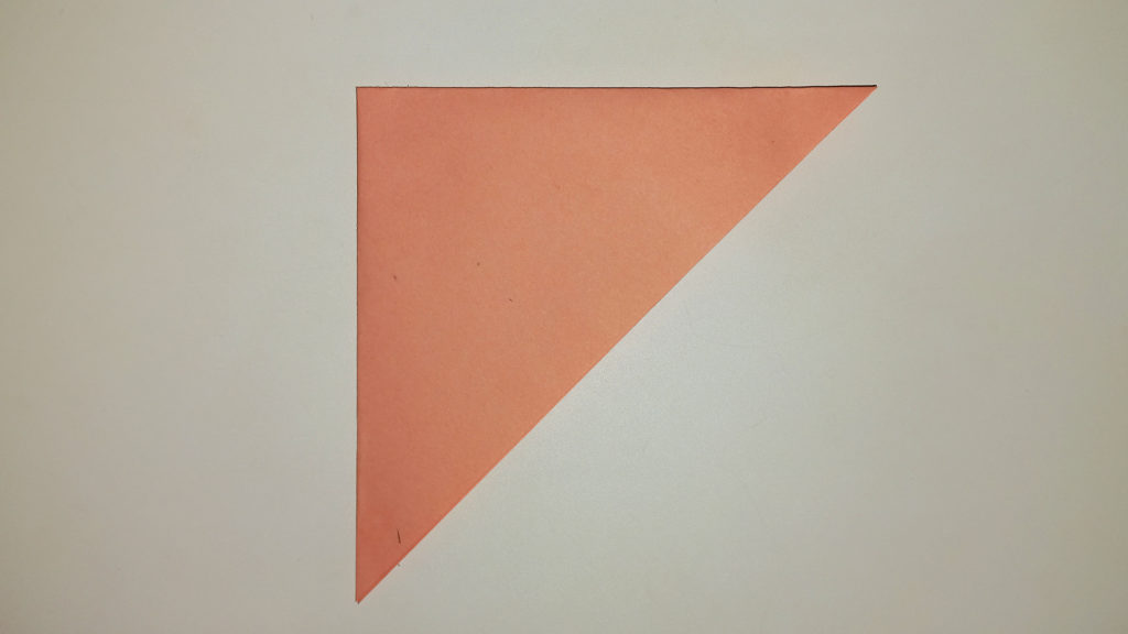 Оригами Лиса - направляющая по центру