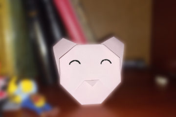 Оригами Мишка Тедди для детей