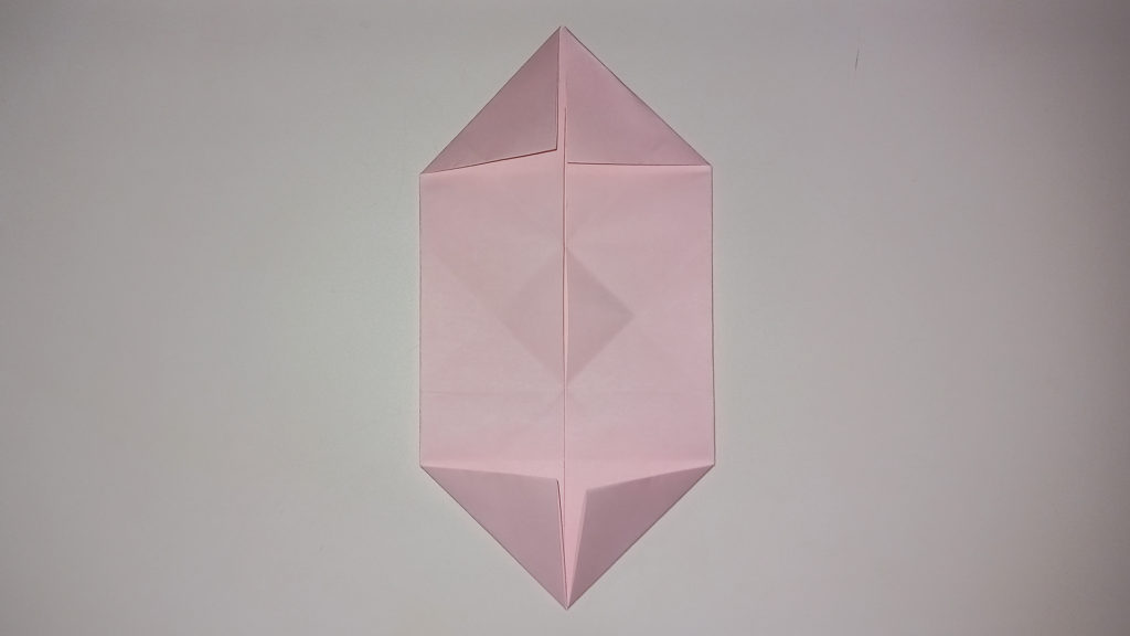 Оригами сердечко - Шаг 8-2 - Складываем все углы