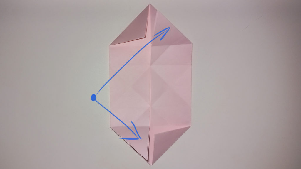 Оригами сердечко - Шаг 9-4 - Правильные углы